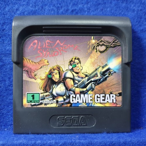 Game Gear ALIEN SYNDROME Cart Authentic PAL Sega REGION FREE (Works in US)