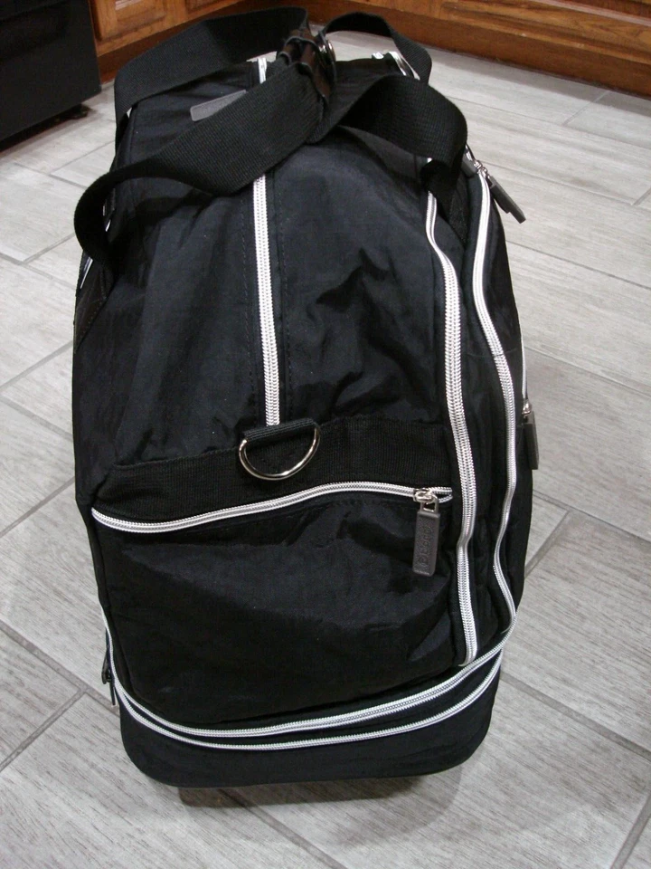 NUEVO Equipaje de mano Biaggi Zipsak Boost extensible debajo del asiento NEGRO/GRIS 15”-18” de alto. Foto 3 de 4