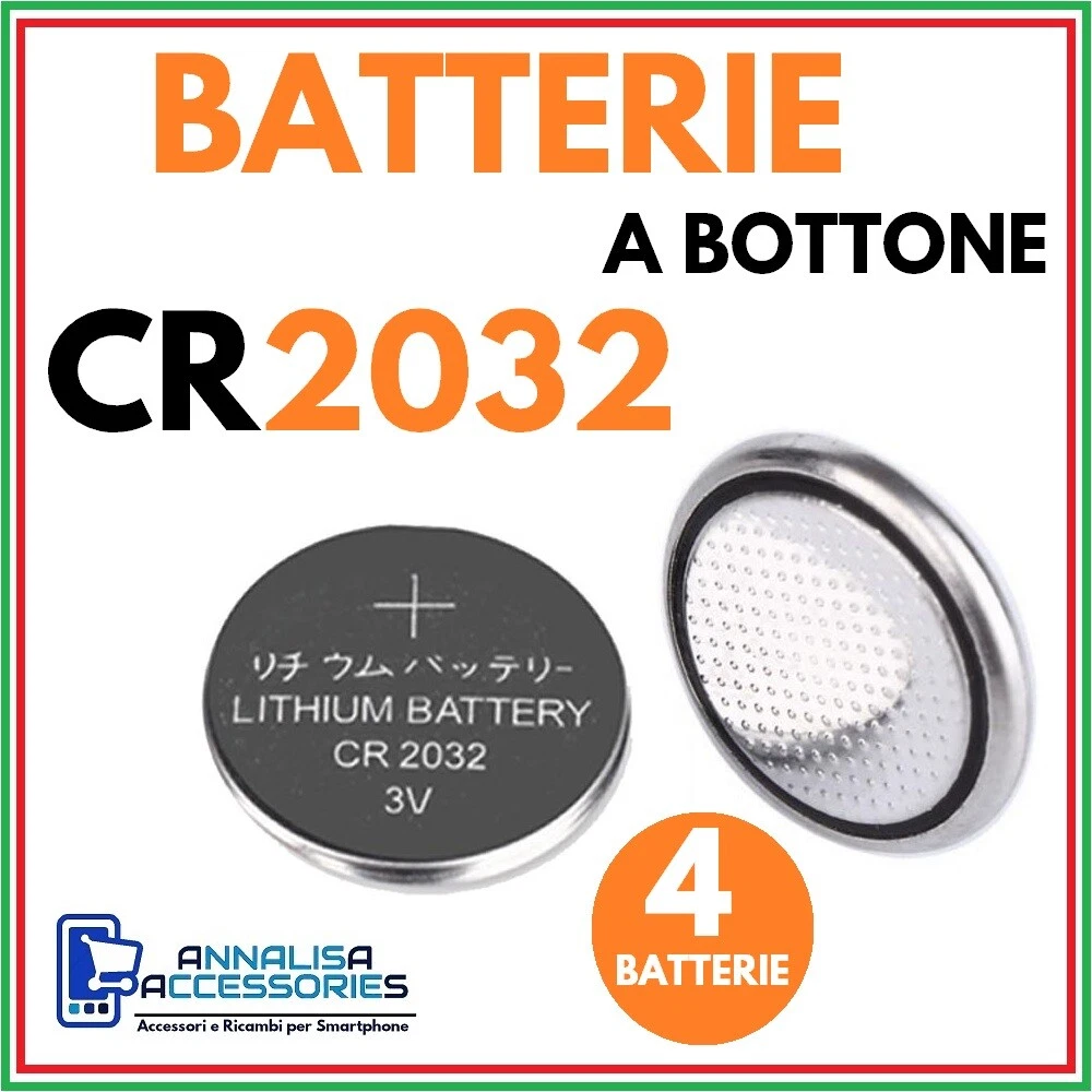 4 Lithium Batteries CR2032 3V Volt for Watch Car Batteries Cr 2032 A Button