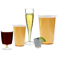 Drinkwize Party Box Set. Disposable Plastic. 180 Pieces.