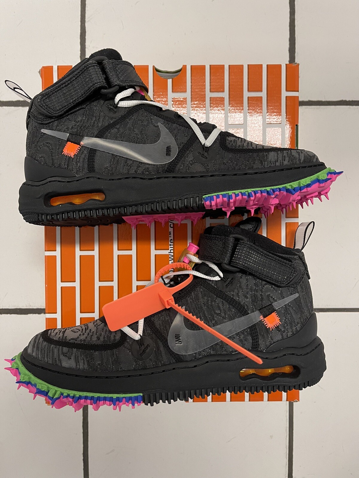 OFF WHITE X NIKE Taglia 10 5 Nike Air Force 1 x bianco sporco nero 2022