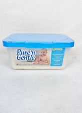 PURE'N GENTLE BABY WIPES -SOFT SCENT - UNOPENED - DRIED OUT - COLLECTORS ITEM