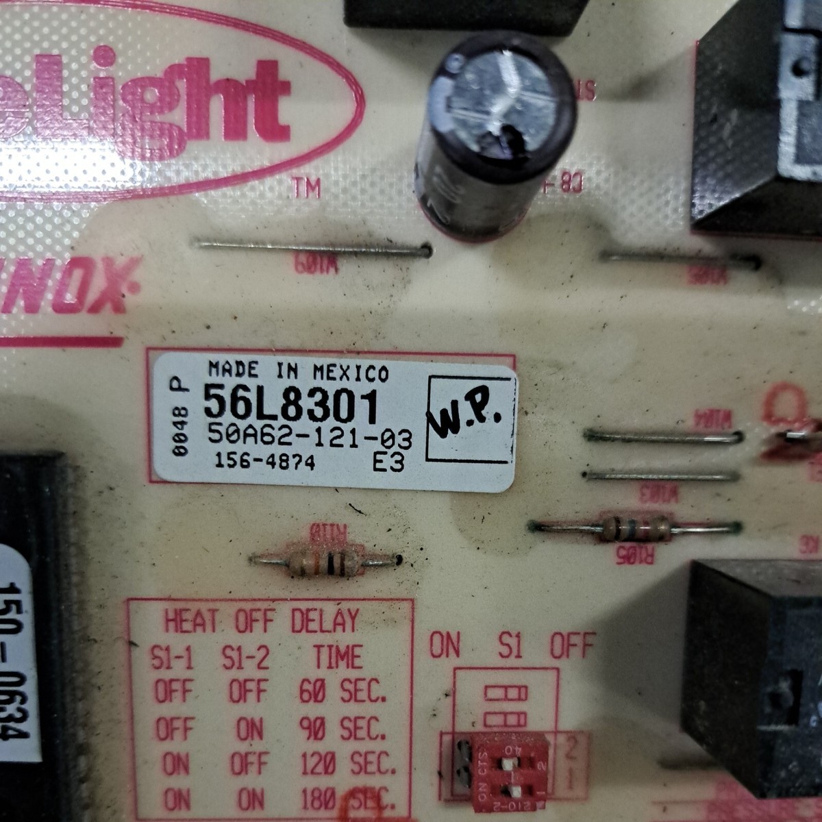 Lennox Armstrong Ducane 56L8301 Furnace Control Circuit Board