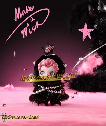 Pop Mart Skullpanda Make A Wish Plush Doll Exclusive Thailand Figure New - Picture 1 of 3