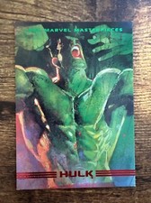 1993 Marvel Masterpieces Skybox Hulk #1 Avengers