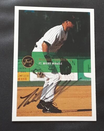 MICHAEL CUDDYER TWINS ROCKIES AUTOGRAPHED SIGNED 2000 MINOR LEAGUE CARD  - Picture 1 of 1