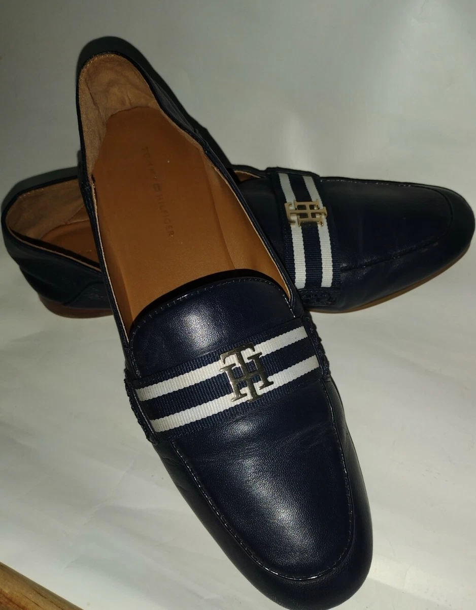 Tommy Hilfiger Women s Shoes Loafers Black 8.5M