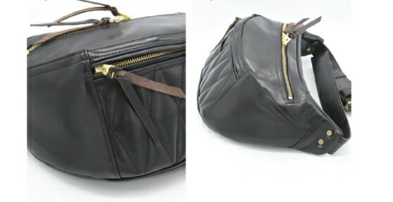 ス*ウ様 Y'2 LEATHER　HORSE HIDE 1st TYPE Y'2 LEATHER BG-09 Horse Hide Waist Bag Black Made in Japan | eBay