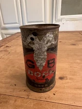 GB Dark Bock flat top Beer Can Grace Bros Brewing Co Santa Rosa CA Old 1