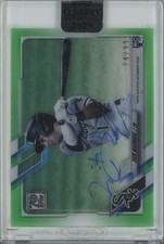 2021 Topps Clearly Authentic Green #CAA-NM Nick Madrigal White Sox RC Auto 74/99