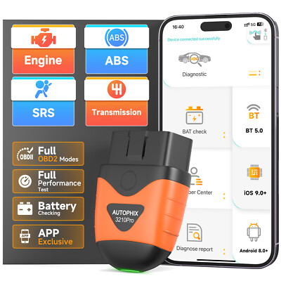 AUTOPHIX 3210 PRO Bluetooth OBD2 Scanner Car Code Reader Auto Diagnostic Tool