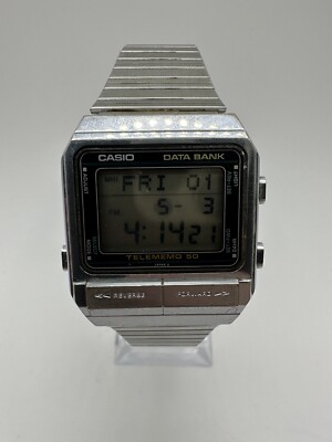 Casio Vintage Data Bank Telememo 50 Digital Men's Watch 262 DB-500
