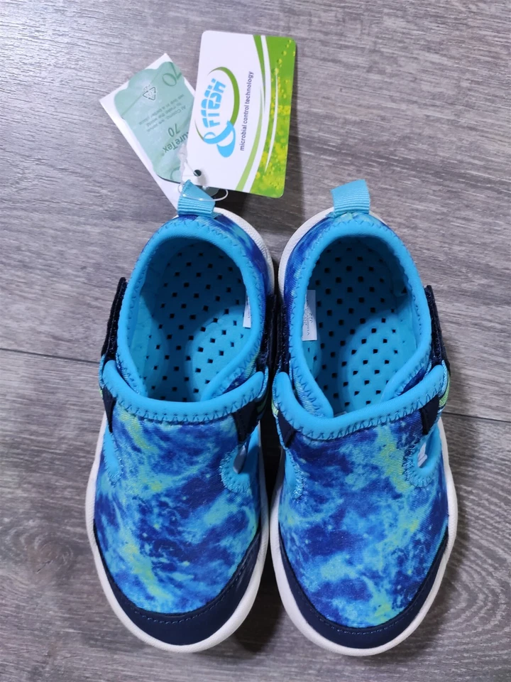 Sandalias de agua Lands End niños pequeños niños niñas talla 7 zapatos de agua tie dye niños Foto 2 de 4