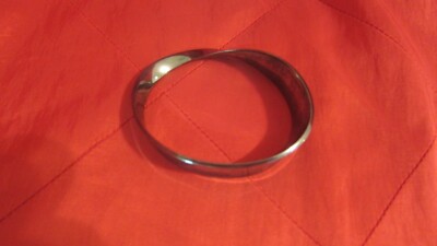 Georg Jensen Sterling Silver Mobius Bracelet No. 206 By Vivianna Torun Original