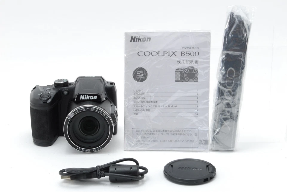 [MINT w/strap] Nikon COOLPIX B500 16.0MP Digital Camera Black from Japan #22 - Image 2 of 4