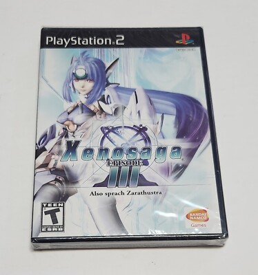 Xenosaga : Episode III - Sprach Zarathustra (PS2, 2006) US Release - New Sealed 