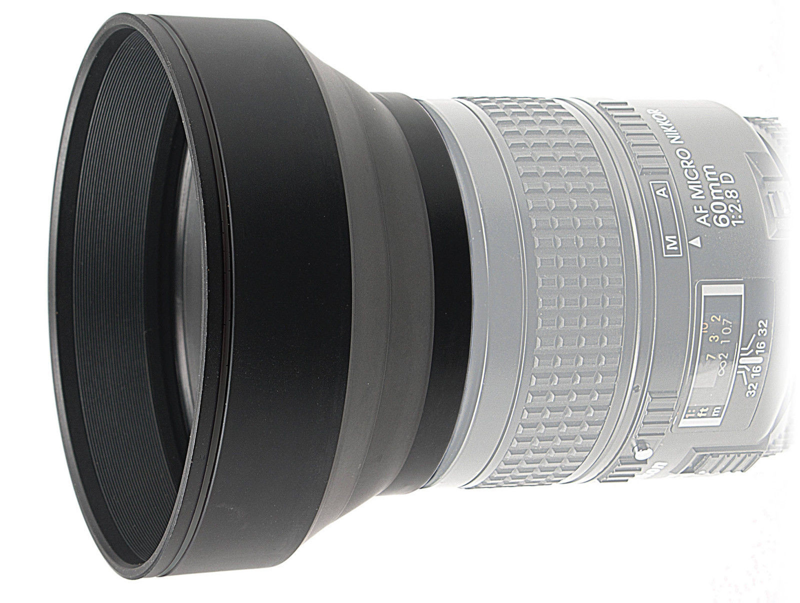 77mm 3-Stage Collapsible Rubber Hood for lens with 77mm screw thread UK SELLER!!