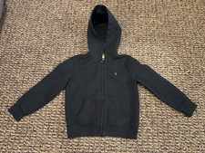 Ralph Lauren Polo Youth Boys Full Zip Hoodie NAVY Size 5