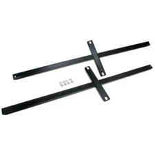 Subframe Connector Standard Length Weld-On Black Pair Mustang 1979-2004