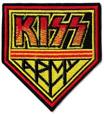 Kiss Army Patch Embroidered Emblem Symbol Badge Insignia Classic Rock Logo