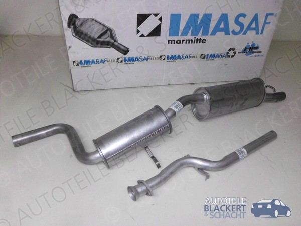 Imasaf Auspuffset Ab Kat FüR Fiat Uno 75 I.E. 1.5 Spi 1985-1993 | Rohr + Endtopf-image