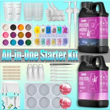Crystal Clear Epoxy Resin Kit for Beginners（36oz)