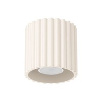 Deckenstrahler Beige GU10 Rund Ø10 Cm Aufbau Spot Leuchte Deckenleuchte Flur