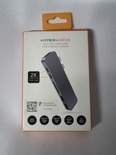 HyperDrive DUO 7-in-2 USB-C Hub Adapter for MacBook Pro Air HDMI Micro SD New