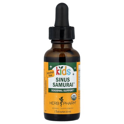 Herb Pharm Kid s Sinus Samurai Alcohol Free 1 fl oz 30 ml Alcohol-Free,