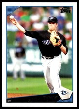 Aaron Hill 2009 Topps #623 Toronto Blue Jays MLB READ FREE SHIPPING AutographDen