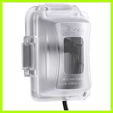 Bates Weatherproof 1-Gang Electrical Outlet Cover - Clear Polycarbonate Shield