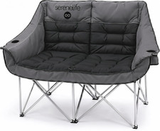 Camping Loveseat for Couples, Friends  Families, Double Camping Chair, Foldable