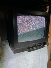 Retro Vintage Gaming Mitsubishi MGA CS-1346R 13" Color CRT Television TV WORKS!