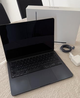 Apple MacBook Air M2 13,6'' 256GB SSD 16GB RAM 2022 Mitternacht 8-Core GPU!