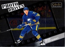 2023-24 O-Pee-Chee Platinum #PD-12 Tage Thompson Photo Driven