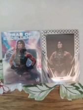 Lot Of 2 2026 Topps Chrome WWE - Chyna #85 Diamond Plate Refractor SP & Era-25 