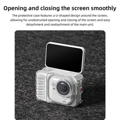 Shockproof Anti-Scratch Camera Protective Cover With Lens Cap And Lanyard F OKXD