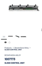 New Besam Assa Abloy 1007773 SL500 Automatic Sliding Door Control Unit V7.1/V8.0