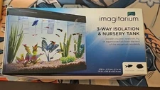 Imagitarium 3-Way Isolation Nursery Tank Freshwater Saltwater Compatible