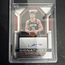 2022-23 Panini Prizm - Signatures Alperen Sengun #SIG-ALP Silver Prizm (AU)