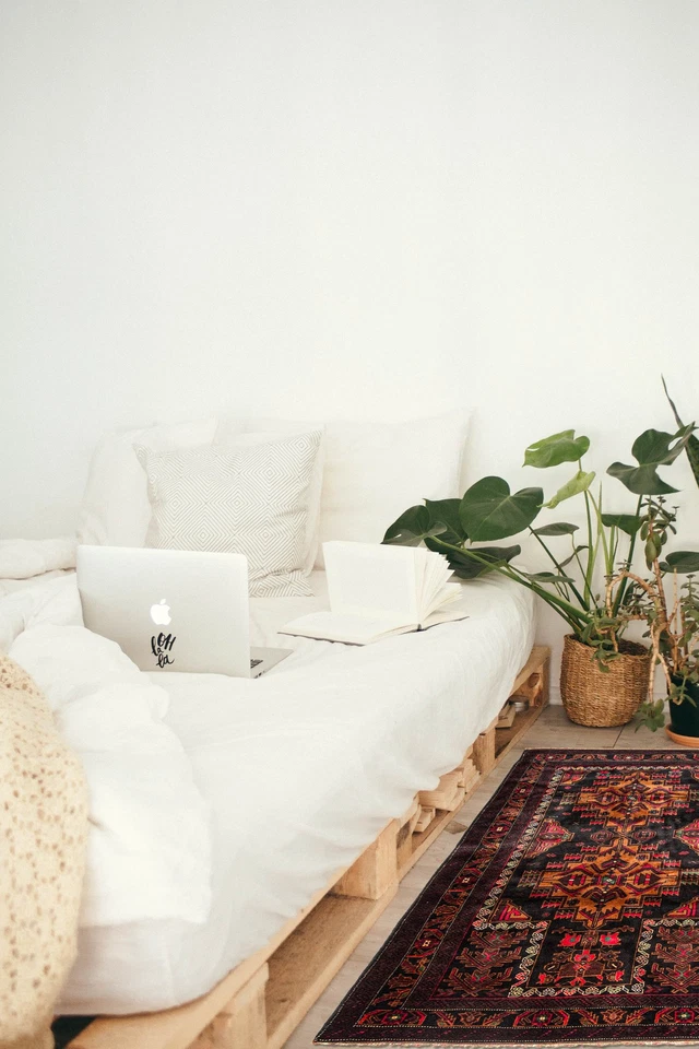 Alfombra tradicional vintage anudada a mano de 3'1" x 5'0" alfombra de lana oriental Foto 2 de 4