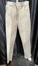 Vintage Women  s Brandon Thomas suede Pants High Rise size 12 EUC