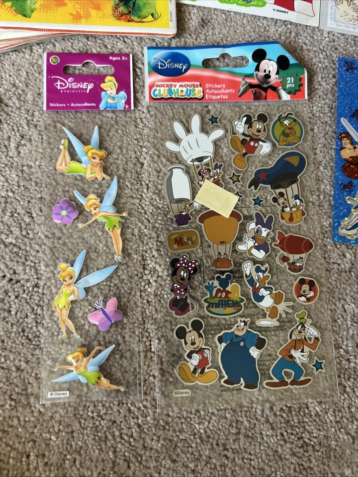 NEW Sticker Lot Vintage 90s Y2K Kids Cartoon Characters Disney Pop Culture - Image 3 of 4