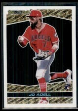 2021 Topps Chrome Update Black Gold Jo Adell RC Los Angeles Angels #BGC-25
