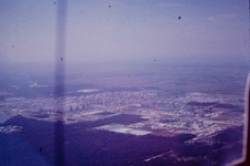 OCT 1977 City View From Airplane  Kodachrome Slide CI-B