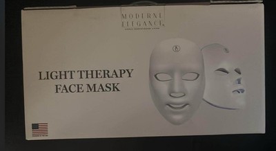 Modern Elegance Light Therapy Mask for Face - White Light Therapy Face Mask