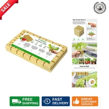 1.6" Hydroponic Rockwool Cubes – 28 Plugs for Cloning and Plant Propagation