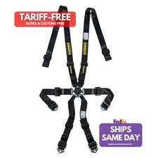 Schroth SR 91152PU O-6, Kit Black 6Pt Harness Profi 2X2 Pull-Up Lap Performance