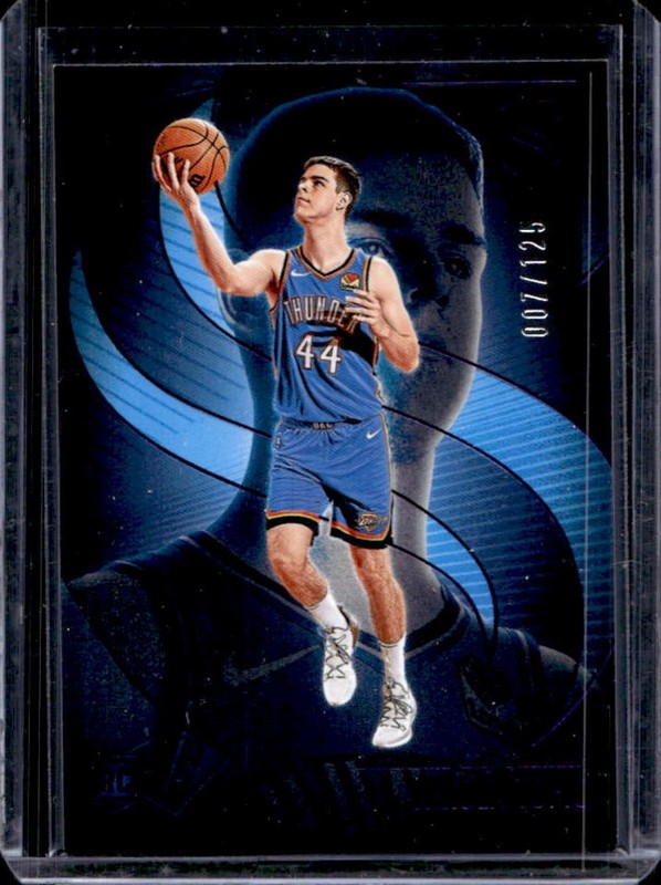 2024-25 Panini Silhouette Nikola Topic Purple Rookie RC #/125 Thunder