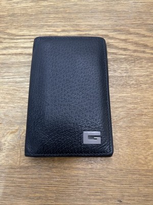 Gucci Logo G Bifold Long Card Holder Black/Grey Slim Wallet